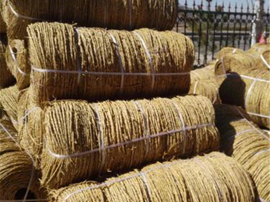 草繩在內(nèi)蒙防風治沙中的作用